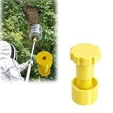 XMWPKQ Bee Swarm Catcher Adapter, Beekeeping Swarm Catching Tool, Extension Pole Mount for Five Gallon Water Bottle, Beehive Swarm Collection Accessory, Outdoor Beekeeping Equipment