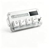 AhaKey Vibecoding AI Keyboard for Claude Cursor Codex LCD Screen RGB Toggle Switch Voice Recognition External for Voice Input