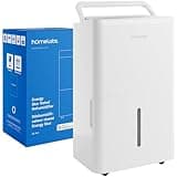 hOmeLabs Dehumidifier 4,500 Sq Ft Wi-Fi 32 Pint MAX 80 Pint 95°F, 90% RH