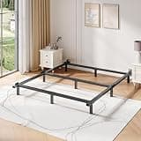 QQNNQIANG Full Bed Frame, 7 Inch Basics Metal Bed Frame, Heavy Duty 9-Leg Base for Box Spring and Mattress, Easy Assembly, Black