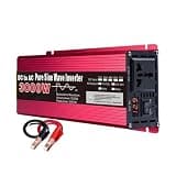 WBNGTRUIP Inverter 12v 220v Pure Sine Wave 1000W 1600W 2200W 3000W DC to AC 220V Portable Power Supply Converter Car Solar(3000w)