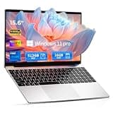 2026 Windows 11 Pro Traditional Laptop Computer, 16GB RAM 512GB SSD for Business Office Student School College, 15.6" FHD IPS Display, Lightweight Portable with Office 365, 4H Battery, 3.5 lbs