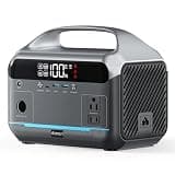DaranEner Portable Power Station 600W, 288Wh LiFePO4 Battery Backup Power w/2×600W AC Outlets (1200W Surge), 2.2H Fast Charging, Solar Generator for Outdoor Camping/RVs/Home Emergency (Solar Optional)