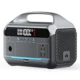DaranEner Portable Power Station 600W, 288Wh LiFePO4 Battery Backup Power w/2×600W AC Outlets (1200W Surge), 2.2H Fast Charging, Solar Generator for Outdoor Camping/RVs/Home Emergency (Solar Optional)