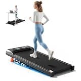 Walking Pad with 12% Incline - 2.5HP Treadmills for Home, 280 LBS Capacity Portable Compact Electric Treadmill, 4 in 1 Walking Pad Under Desk with LED Display & Remote