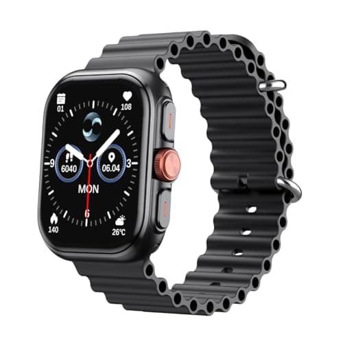 Havit M9068 Smart Watch 2.01" AMOLED, Metal Case, Bluetooth 5.4, IP68 Waterproof (Black)