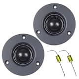SEEXDDT Film Domes Tweeter Speakers 25Core 30W High Fidelitys Trebles Sound Loudspeaker Diaphragm for Home or Car Use Silk Film Domes Tweeter