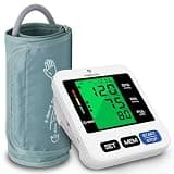 FDA-Cleared Blood Pressure Monitor, Upper Arm, Wide Cuff, Large Display