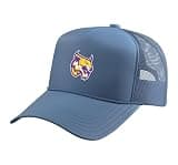 Washington High School of Information Technology Mascot Trucker Hat with Adjustable Mesh Back, Light Blue