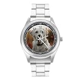 FodPand Analog Men Stainless Steel Band Watch Big Face Silver Wristwatch