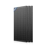18BB 300W Solar Panel N-Type, 12V 100 Watt Solar Panel 3 Pack Monocrystalline 25% High-Efficiency, Solar Panels for RV Marine Boat Trailer Camper Rooftop Farm and Other Off-Grid System