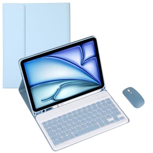 Keyboard Case for Lenovo Legion Y700 Gen 5 FJIASTB 8.8" 2026 Tablet, Bluetooth Keyboard Cover with Pen Holder Multi-Angle Stand Slim Folio (Blue,Normal and Mouse)