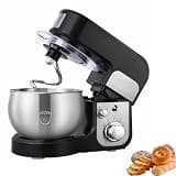 Kitchen Food Mixer for Baking, 300W Electric Standing Mixer with Dough Hook, 6-Speed Control And 3L Large Capacity/High Efficiency Kneading And Tilt-Head Design for Bread Cakes Home Baking