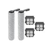 Roller Brush and Filter Wet Dry Washer Replacement Accessories, Compatible with Tineco(2sets)