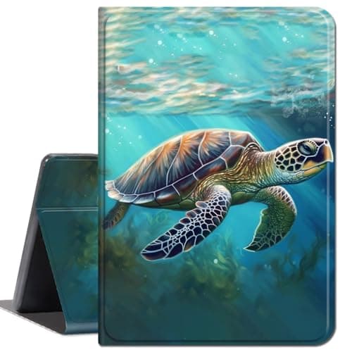 for iPad Pro 13 Inch Case M4(2024) (7th Gen),Slim Lightweight Smart Shell Stand Cover with Auto Wake/Sleep for iPad Pro 2024 Model (A2925/ A2926/A3007),Sea Turtle