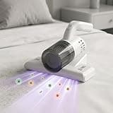 7NE7 Mart Mattress, Sofa & Carpet Cordless Vacuum Cleaner | 2800Pa Suction | Handheld Rechargeable Cleaner with HEPA Filter for Home & Car Use