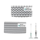 Shark Genuine Steam Mop Replacement Pads 2 Pack – 1 Dirt Grip & 1 Scrub Pad Included, Machine Washable, Designed for Sealed Hard Floors, Compatible with Shark S1000 & S2000 Series ONLY, 1153FCS2000