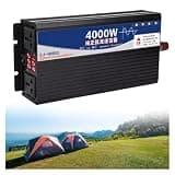 Inverter Pure Sine Wave Power Inverter 3000W 4000W 5000W DC 12V 24V 48V 60V /72V to AC 110V/220V Converter LCD & LED Display,72V4000W(4000W,12V to 220V)