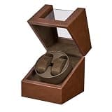 Anyasun Watch Winder for Automatic Watches,Automatic Watch Winder Box,Double Watch Winder with Quiet Japanese Motor,Ideal Gift for Father's Day
