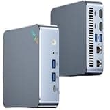 KPOCET MINI PC 13th Gen i5-1340P (up to 4.6GHz), Gaming Mini PC 16GB DDR5 RAM 1TB SSD, Mini Desktop PC Triple 4K displays, Wi-Fi 6, BT 5.2,2.5+1Gb LAN,USB 4.0 for Business, Home, Gaming, Education