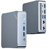 KPOCET MINI PC 13th Gen i5-1340P (up to 4.6GHz), Gaming Mini PC 16GB DDR5 RAM 1TB SSD, Mini Desktop PC Triple 4K displays, Wi-Fi 6, BT 5.2,2.5+1Gb LAN,USB 4.0 for Business, Home, Gaming, Education