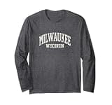 Milwaukee Wisconsin Vintage Sports Retro OS1 Design Long Sleeve T-Shirt