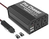 Pro Chaser 400W Car Power Inverter 12V DC to 110V AC Car Truck RV