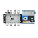 ATS Dual Power Automatic Transfer Switch AC220V 100A 160A 4P for Diesel Generator Parts Control Module Circuit Breaker(160A 4P ATS)