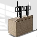 TV Bracket, Tv Motorized Lift, Tv Lift Mechanism with Remote, Dual Motor Lift Stroke 150cm/59.0inch for 55" to 120" TVs Up to 130kg/286lb TV Mount TV Stand