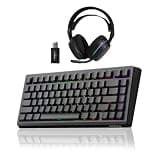 Strikonx LEOBOG Hall Effect Keyboard and Headset Combo, LEOBOG A80 RT Hall Effect Keyboard G7 Wireless Headset