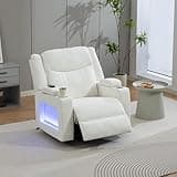 ERYE Multifunctional Power Reclining Chair Electric Recliner Armchair for Home Theater Office, 270° Swivel Rocker Chair W/USB-C Ports, Adjustable Headrest & Vibration Massage