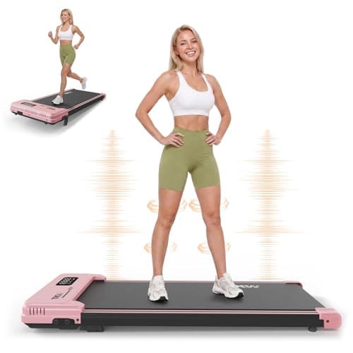 Walking Pad Treadmill with Incline, 3 in 1 Walking Pad Under Desk with Vibration Plates, Portable Treadmill with Remote Control and LED Display for Home Small Space