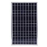 Depisuta Solar Panel Kit, 100W Monocrystalline Solar Panel 23% High Efficiency Controller with 12V 10 to 50A Charge Controller Adaptor Kit for RV, Motorcycle