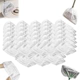 Disposable Broom Covers for Sweeping, Multi Purpose Cleaning Brooms Cover, Fundas Desechables para Escobas, Universal Elastic Fit, Lock in Pet Hair & Dust, Easy On/Off (100pcs)