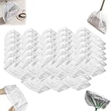 Disposable Broom Covers for Sweeping, Multi Purpose Cleaning Brooms Cover, Fundas Desechables para Escobas, Universal Elastic Fit, Lock in Pet Hair & Dust, Easy On/Off (100pcs)