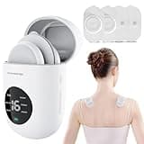 TENS Unit - Wireless Muscle Stimulator for Pain Relief, Dual Channel 16 Intensity Tens EMS Machine, LED-Display Rechargeable Cordless Portable Massager for Feet, Leg, Shoulder, Lower Back, Neck