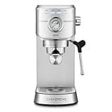 CASABREWS CM5418ECO Espresso Machine 20 Bar, PFAS-Free Espresso Maker with Steam Wand, Stainless Steel Coffee Machine with 34oz Removable Water Tank for Cappuccino, Small Latte Machine, Silver