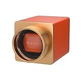 DUKWIN Single Watch Winder with 5 TPD Settings, Dual Power Watch Winder with Eco-Friendly Vegan Leather, Adjustable Pillow and Supper Quiet Motor for Travel, Orange