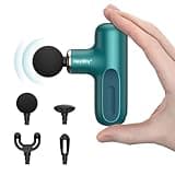 HEYCHY Super Mini Massage Gun, Percussion Deep Tissues Muscle Massager, Compact Sports Travel Massage Gun, Portable Handheld Massager for Home, Gym, Office, Outdoors