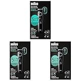 Braun All-in-One Style Kit Series 3 3450, 5-in-1 Trimmer for Men with Beard Trimmer, Ear & Nose Trimmer, Hair Clippers & More, Ultra-Sharp Blade, 40 Length Settings and Washable (Pack of 3)