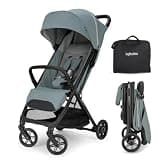 Inglesina Quid³ Travel Stroller - Galaxy Gray | Lightweight Travel Stroller for Airplane, Umbrella Stroller for Baby & Toddler 0-55 lbs, Car Seat Compatible w/Carry Bag & Wheel Covers - Bundle Kit