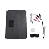 120W Foldable Solar Panel Charger, Portable ETFE Monocrystalline Solar Kit with Dual USB Type - C DC Outputs for Camping Hiking RV Emergency Power