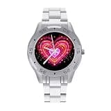 NTVOWPZO Three-Hand Analog Stainless Steel Watches for Men Easy Reader