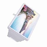 Omquot 12 Inch Retractable HD Phone Screen Amplifier for Eye Protection, Suitable for Phones (White)