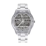 FekiLoot Watch for Men Big Face Stainless Steel Wrist Watch Personality