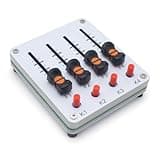 4-Channel USB-C MIDI Fader Controller, 45mm Faders & 4 Buttons, Plug & Play MIDI Mixer for DAW Music Recording