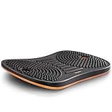 FEZIBO Standing Desk Mat Balance Board, Anti Fatigue Mat Standing Desk Office, Wobble Board with Ergonomic Design, Obsidian Black