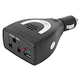 Omquot Car Power Inverter, Efficient USB Charger for Mobile Phone TV Fan 75W Converter DC12V to AC220V Self Propelled Tour Field Work