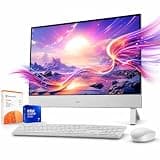Custom Dell All in One Desktop Computer 24inch FHD Touchscreen -Intel Core Ultra 7 Beat AMD Ryzen 9 -Copilot PC Windows 11 Office 365 -Wi-Fi 7 -Wired Keyboard Mouse for Home Office Business