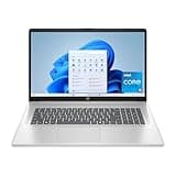 HP 17.3 inch Laptop, FHD Display, Intel Core i5-1334U, 16 GB RAM, 512 GB SSD, Intel Iris Xe Graphics, Windows 11 Home, Natural Silver, 17-cn3399nr